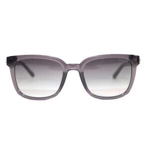 Guess Square Mens Sunglasses - Transparent Grey/Smoke Gradient - NWT
